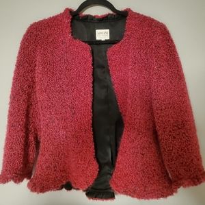 Armani Collezioni Hot Pink Wool Women's Blazer